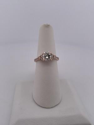 Smithology 14k Rose Gold 1.37ctw Diamond Ring/ Size 6.75/ 3.8g