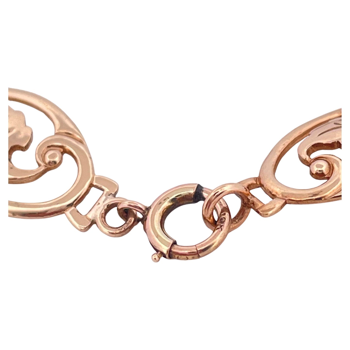 Three Zircon Stoned Bracelet Set in 10K Yellow Gold