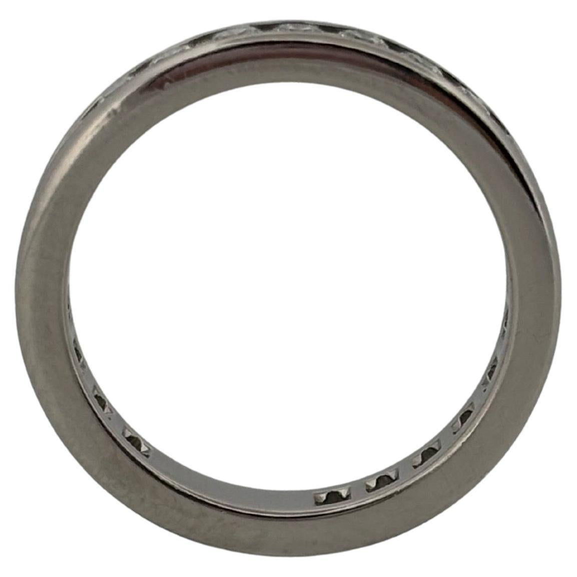 Tiffany & Co. 3 Millimeter 1.10ctw E VS1 Diamond Full Eternity Band Ring