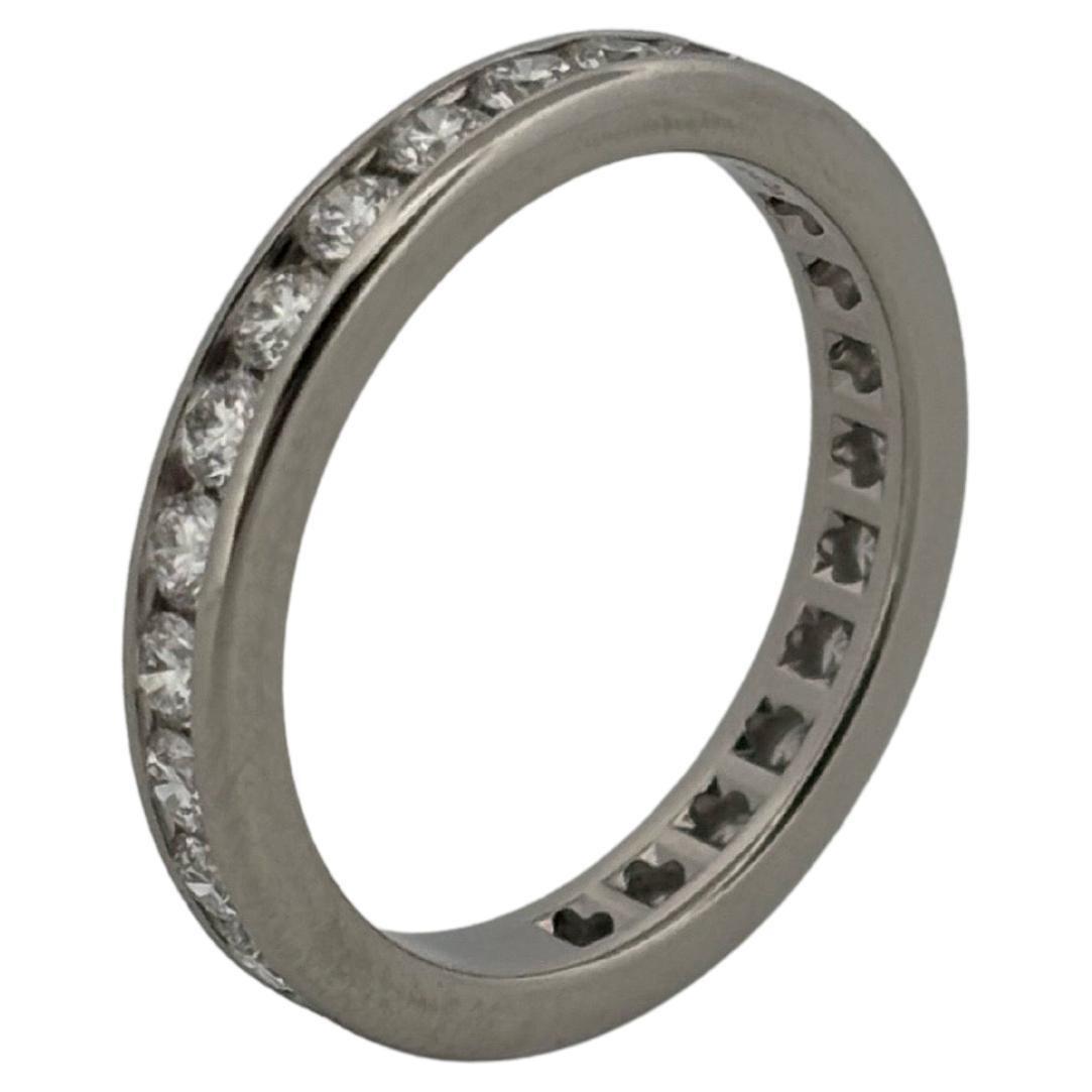 Tiffany & Co. 3 Millimeter 1.10ctw E VS1 Diamond Full Eternity Band Ring