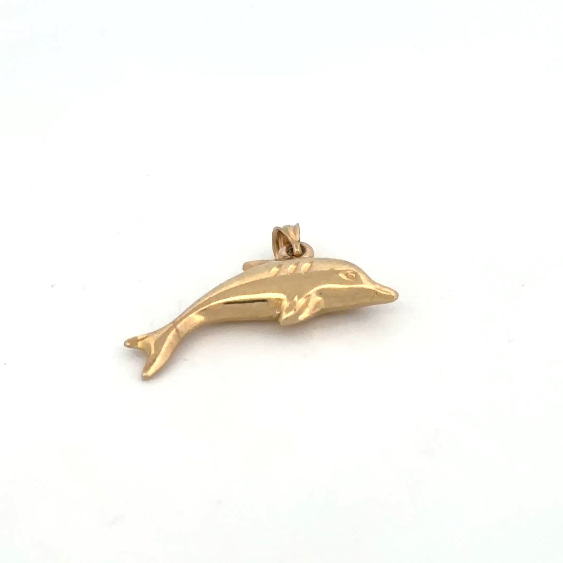 14K Dolphin Charm