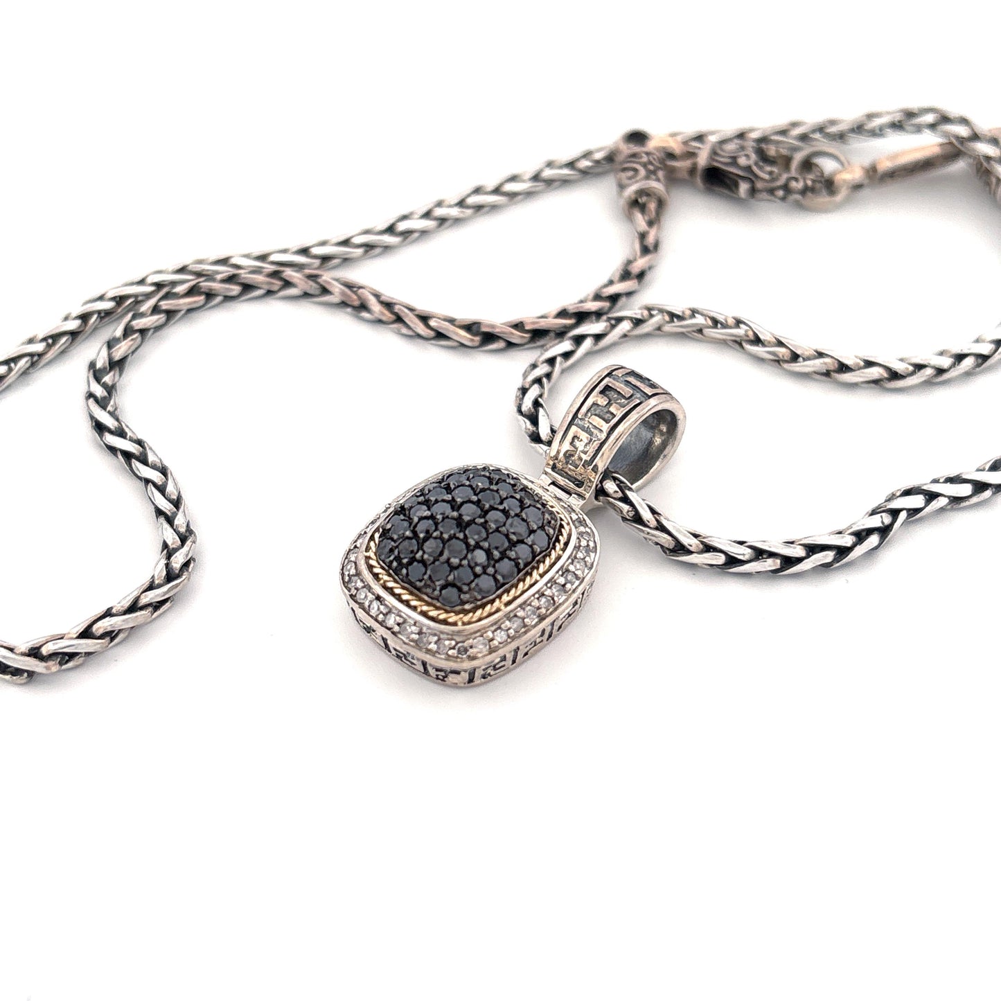 Effy Black Diamond Pendant Necklace