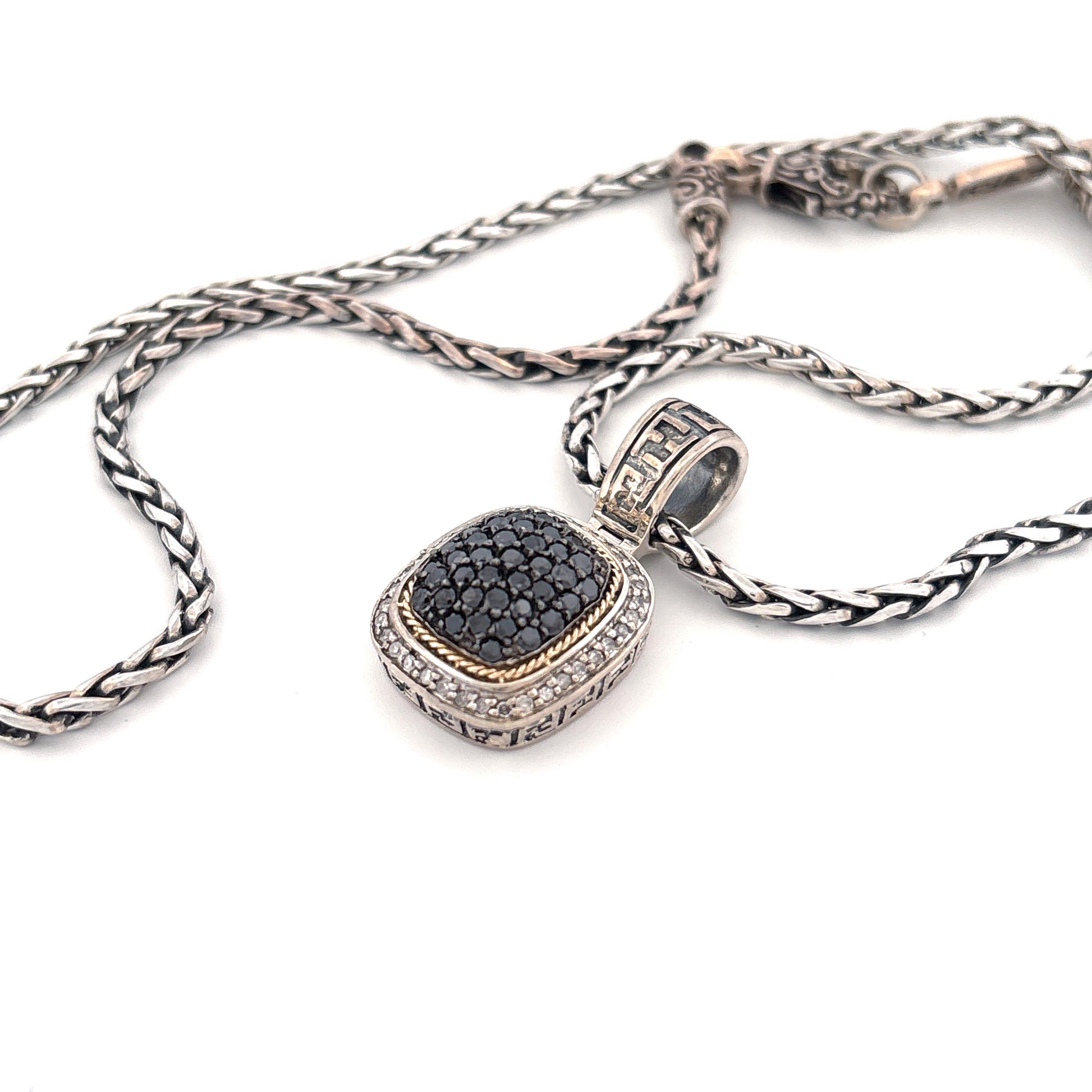 Effy Black Diamond Pendant Necklace