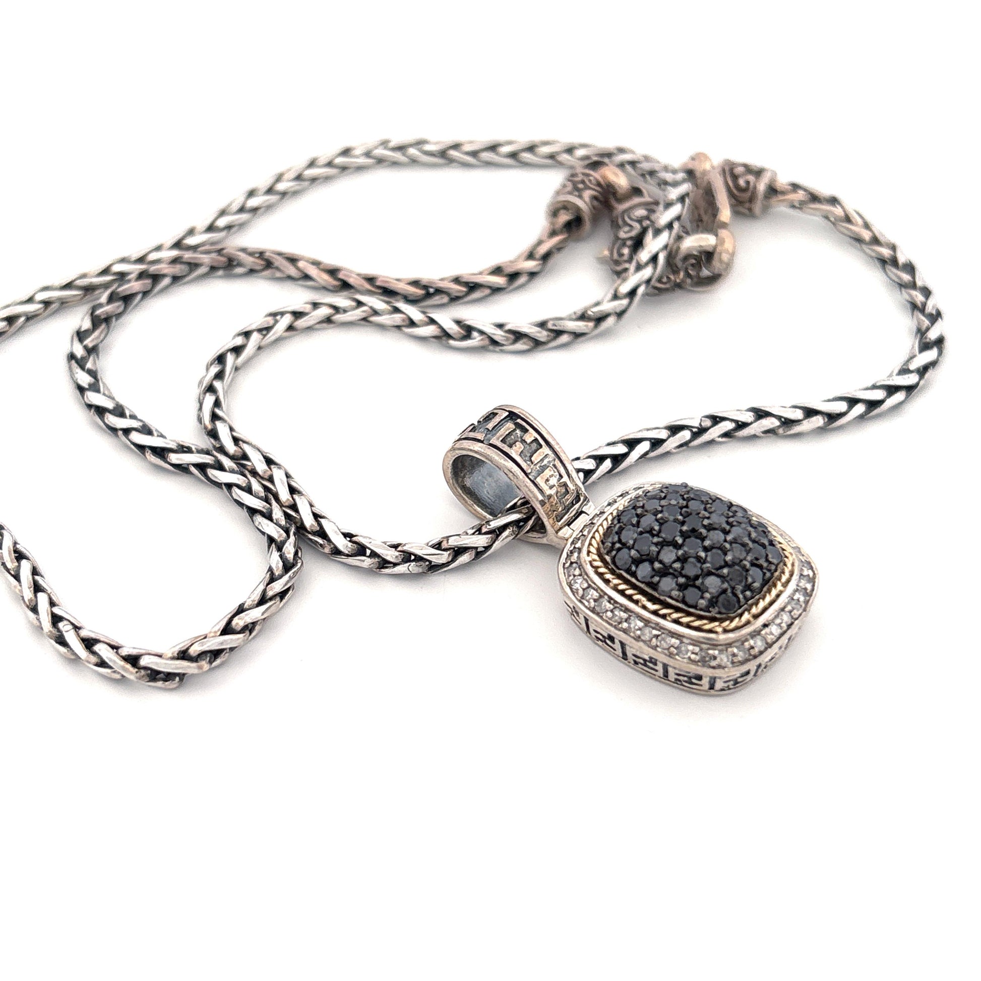 Effy Black Diamond Pendant Necklace