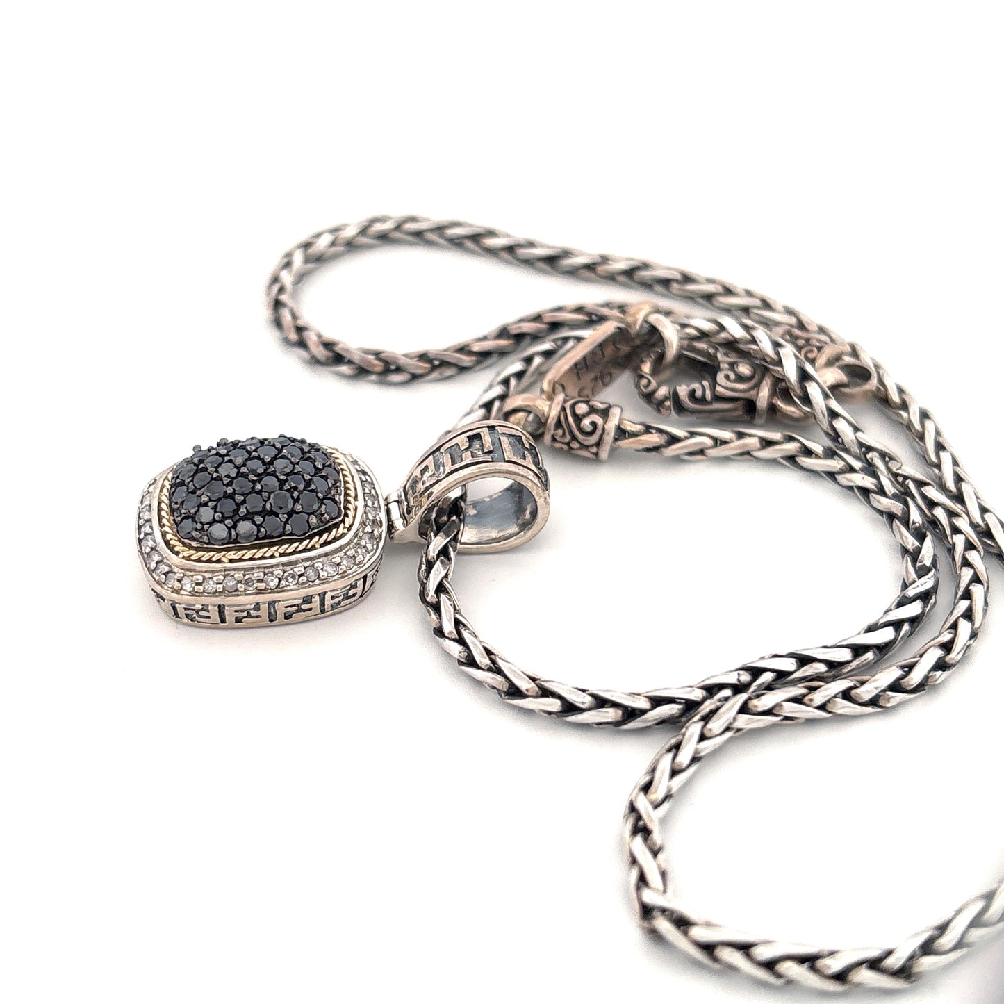 Effy Black Diamond Pendant Necklace
