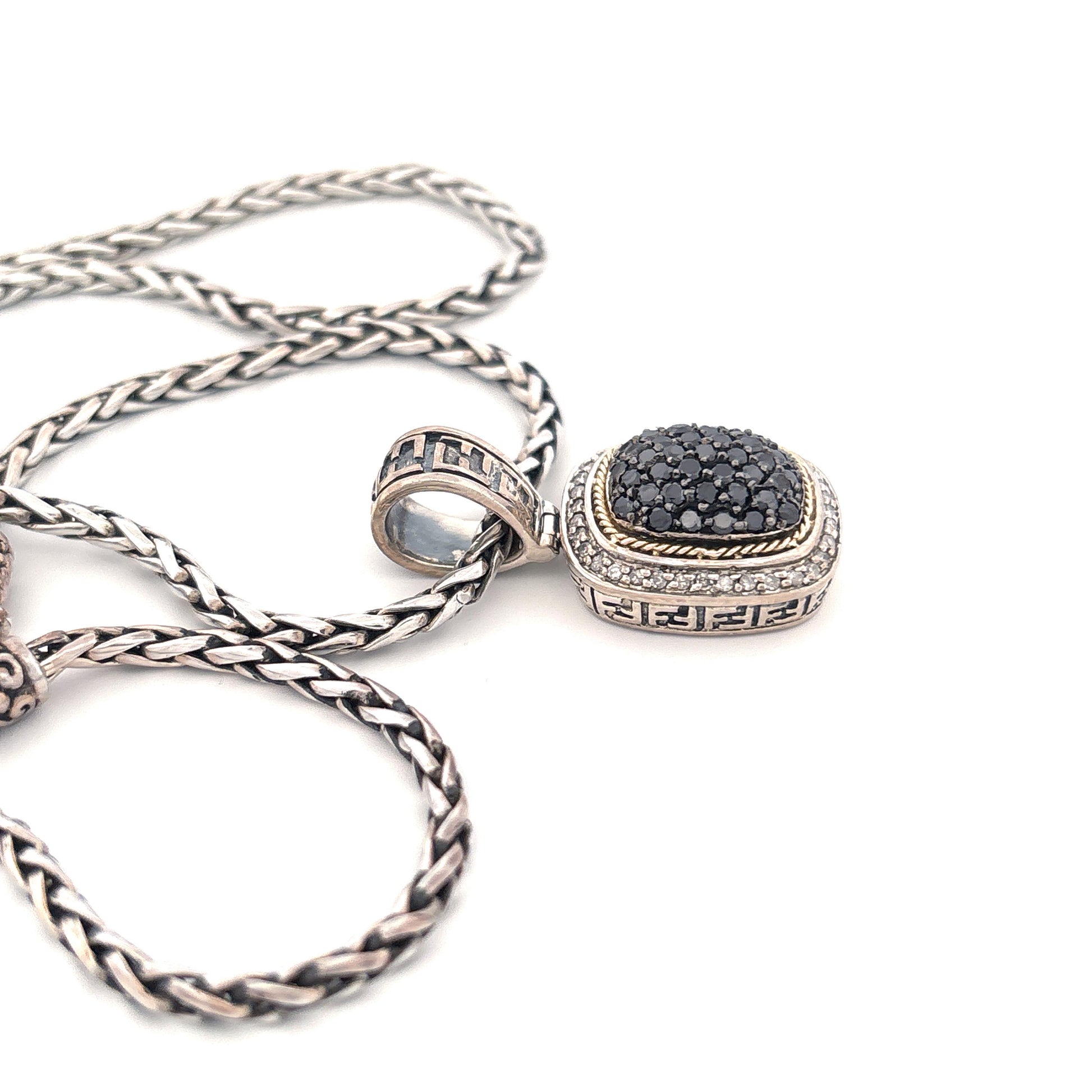 Effy Black Diamond Pendant Necklace