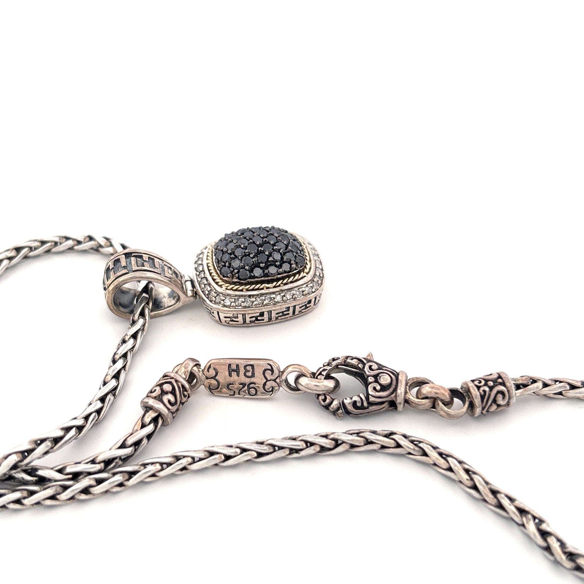 Effy Black Diamond Pendant Necklace