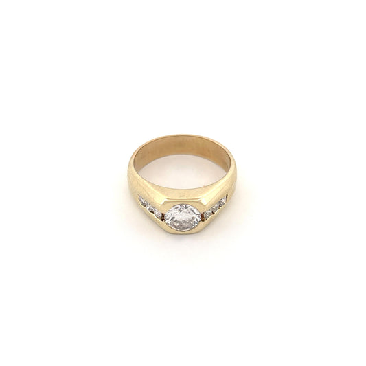 14K GIA Diamond Ring