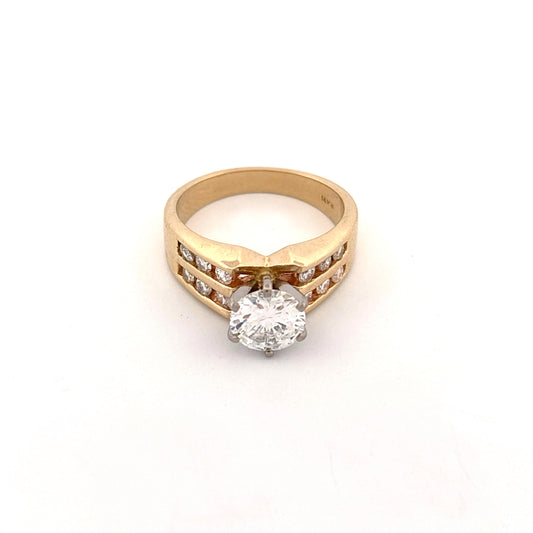 14k Ring Diamond GIA
