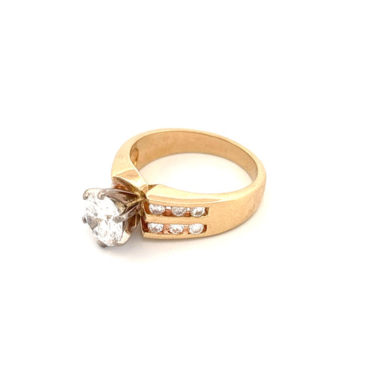 14k Ring Diamond GIA