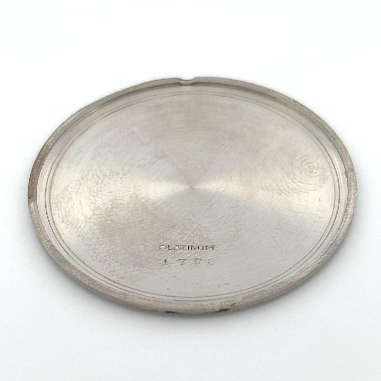 1920s Platinum Tiffany & Co. Diamond Pocket Watch with Chain