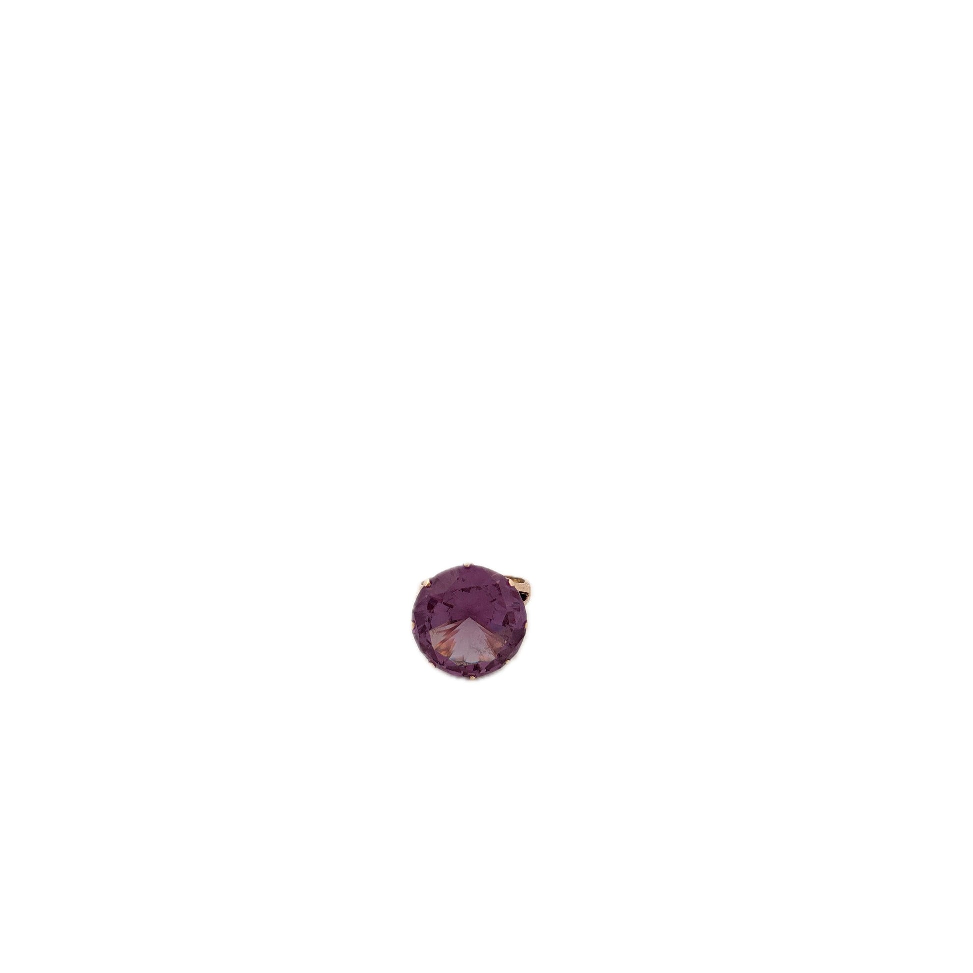 14K Yellow Gold Large Alexandrite Cocktail Ring