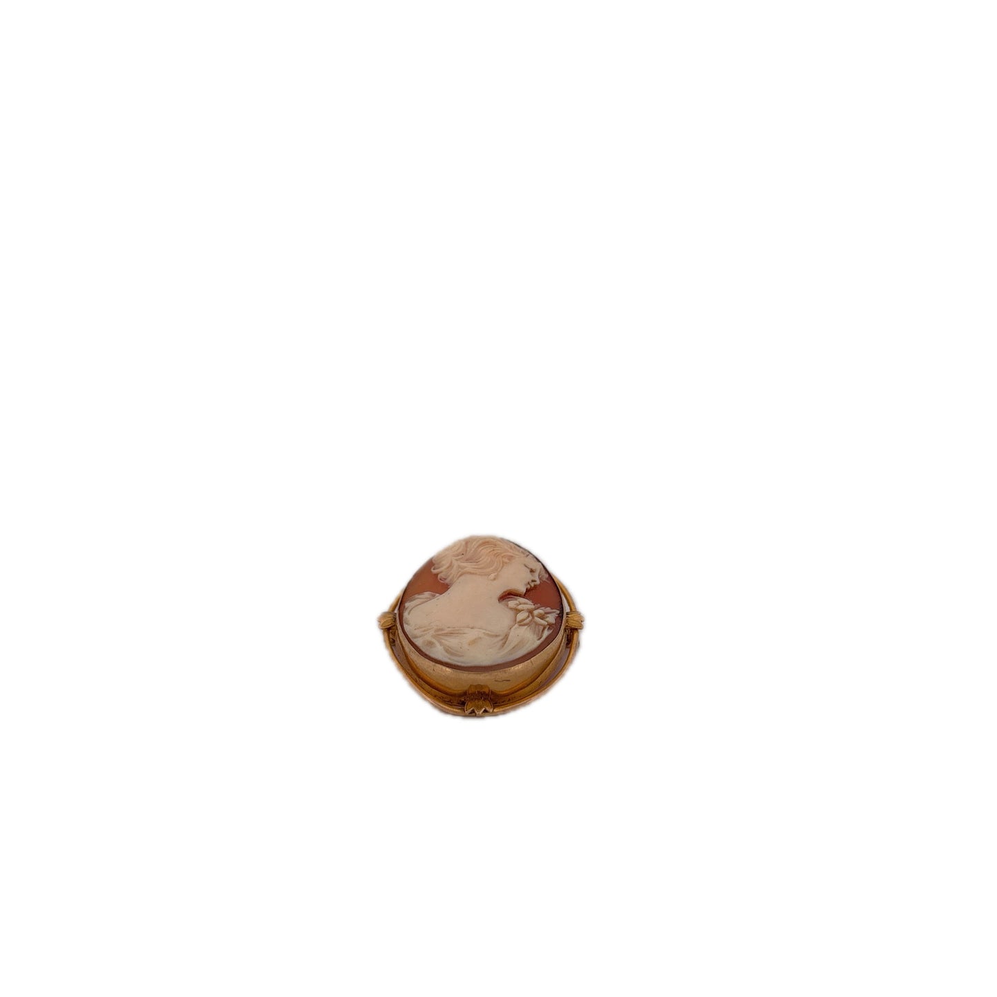 14K Yellow Gold Cameo