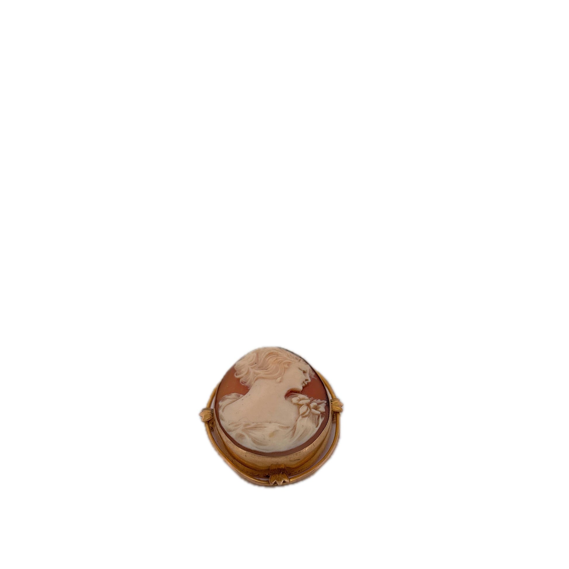 14K Yellow Gold Cameo