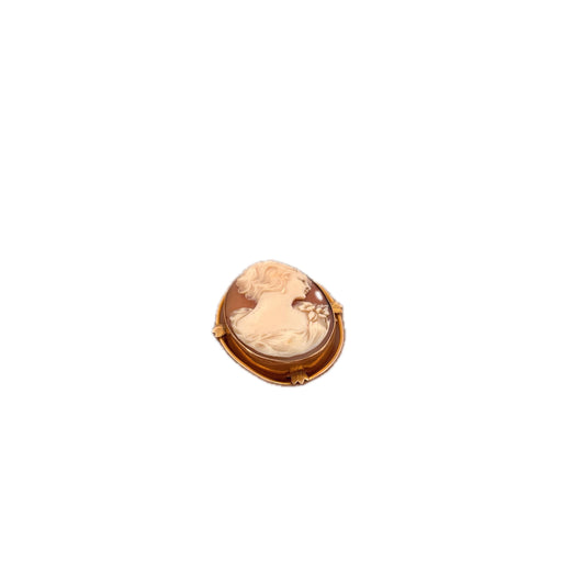 14K Yellow Gold Cameo