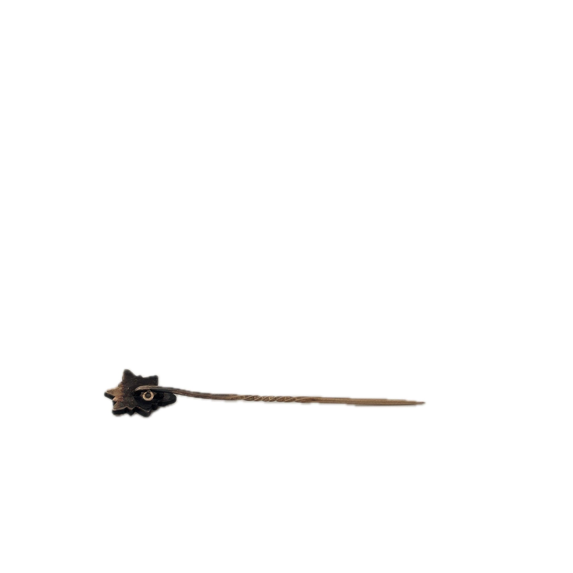 10K & Silver Victorian Diamond Stick Pin Hardy & Hayes Company Pittsburgh