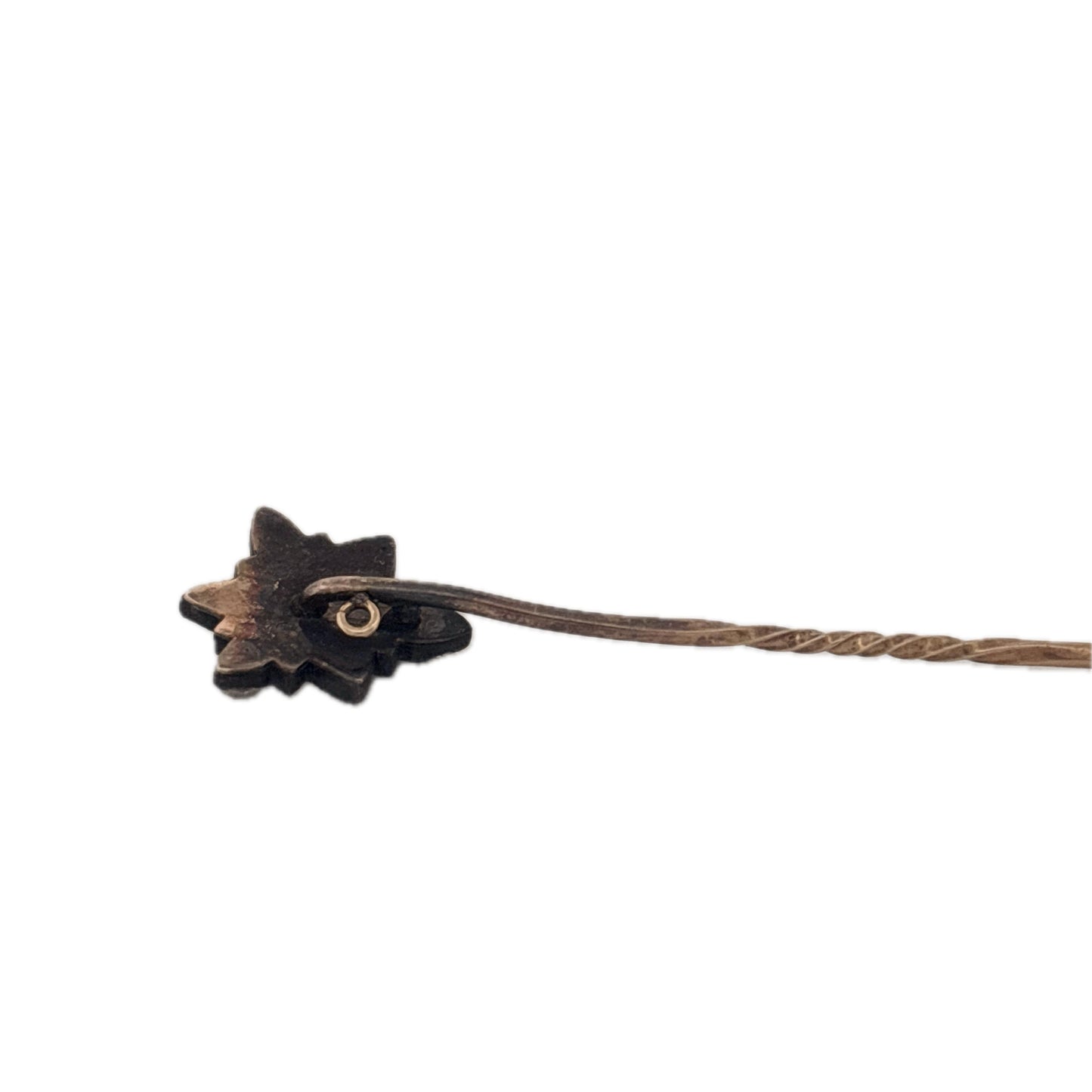 10K & Silver Victorian Diamond Stick Pin Hardy & Hayes Company Pittsburgh