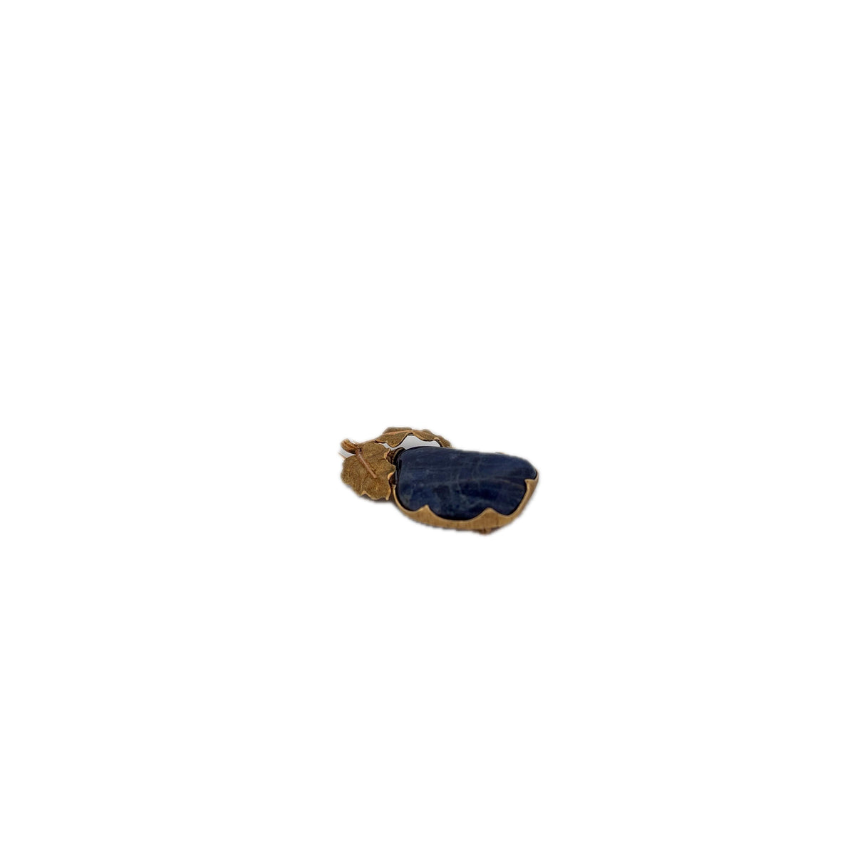 18K Yellow Gold Mario Buccellati Blue Lapis Brooch