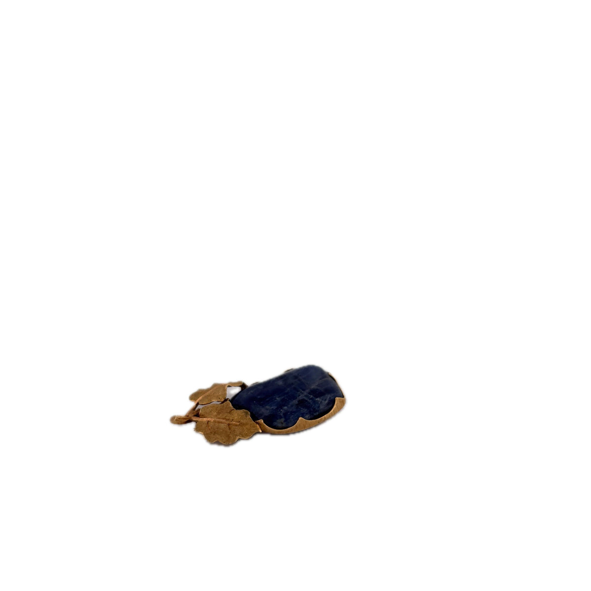 18K Yellow Gold Mario Buccellati Blue Lapis Brooch
