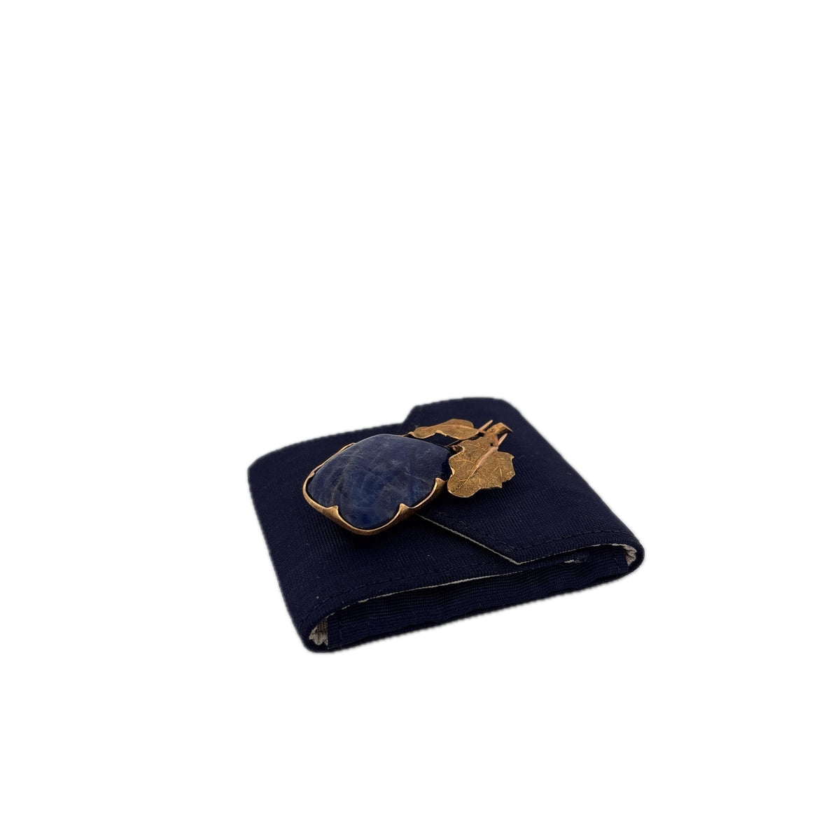18K Yellow Gold Mario Buccellati Blue Lapis Brooch
