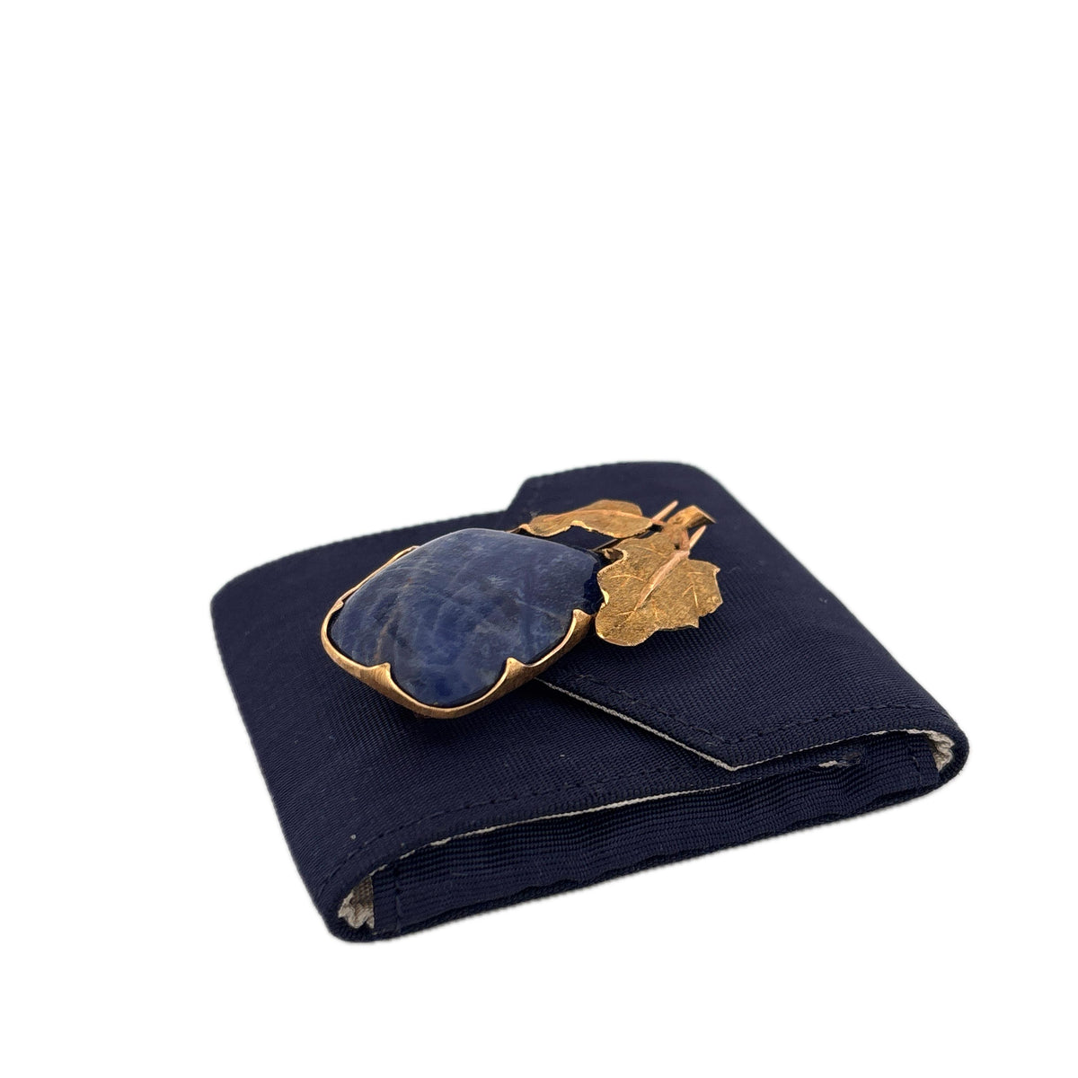 18K Yellow Gold Mario Buccellati Blue Lapis Brooch