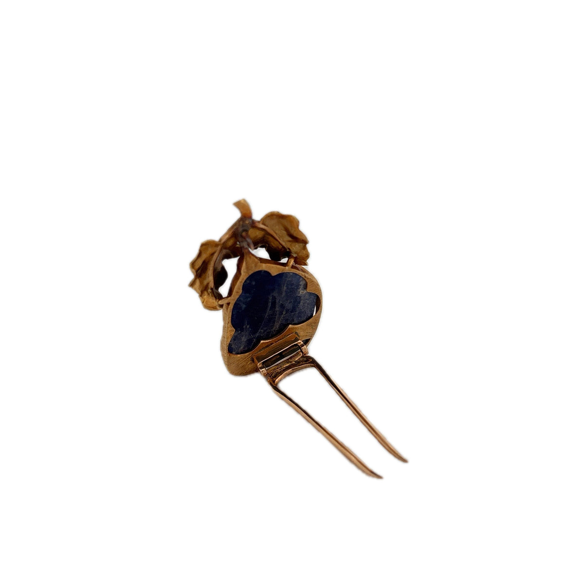 18K Yellow Gold Mario Buccellati Blue Lapis Brooch