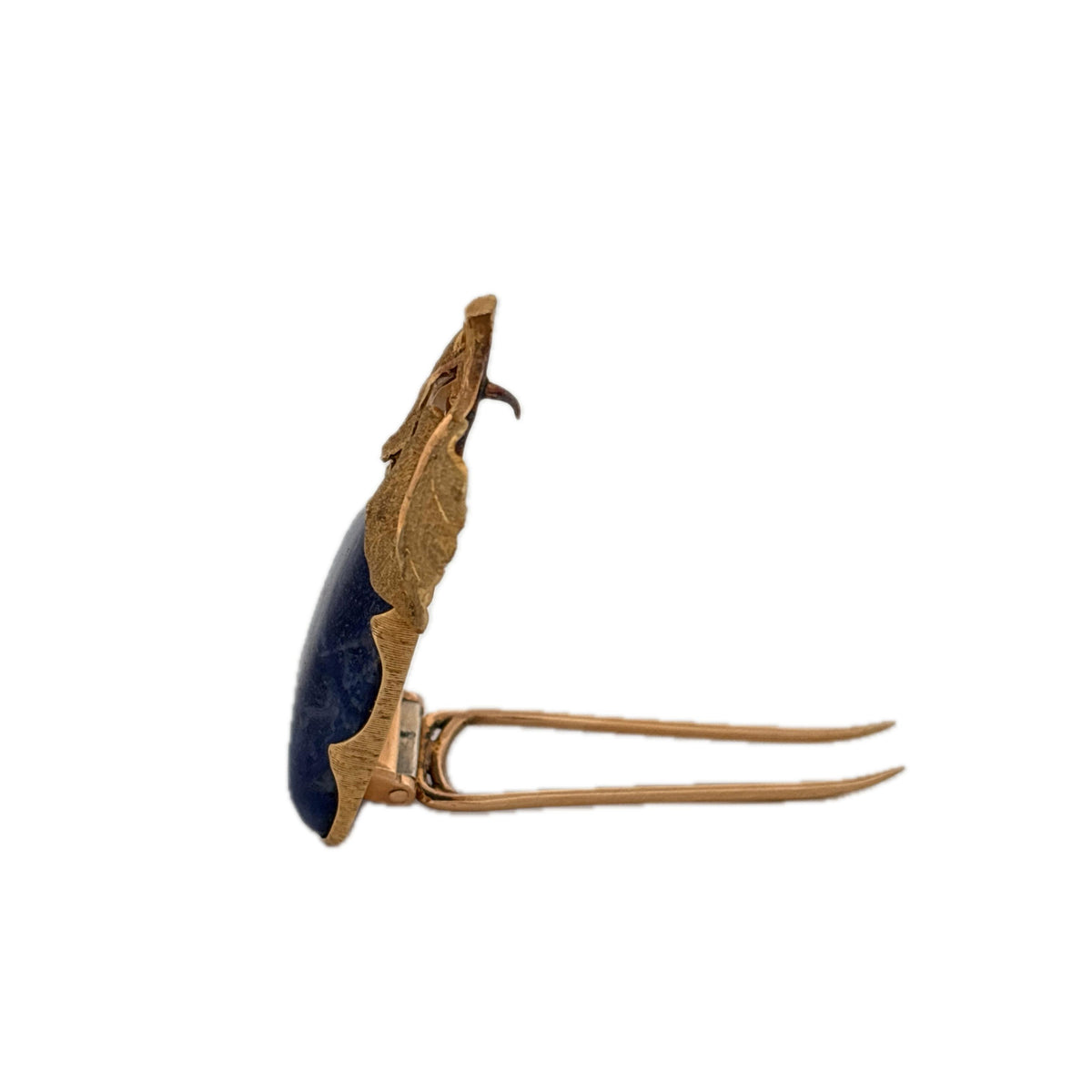 18K Yellow Gold Mario Buccellati Blue Lapis Brooch