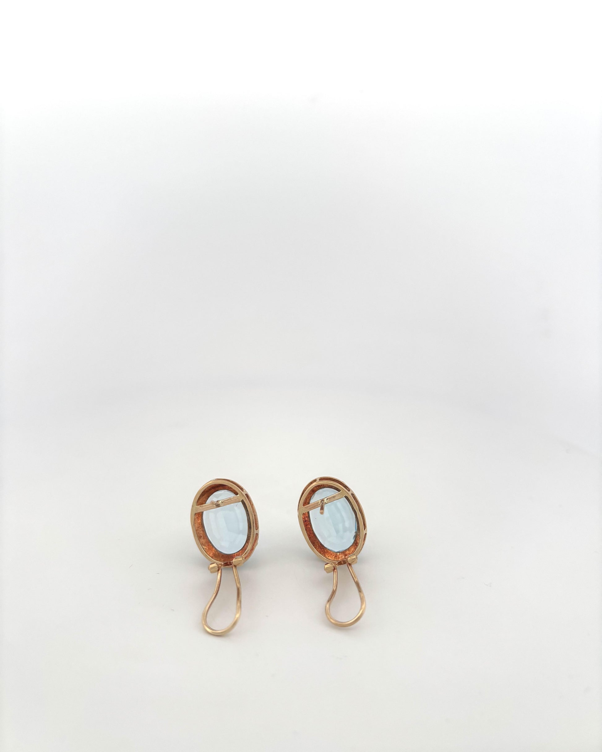 14K Topaz Earrings