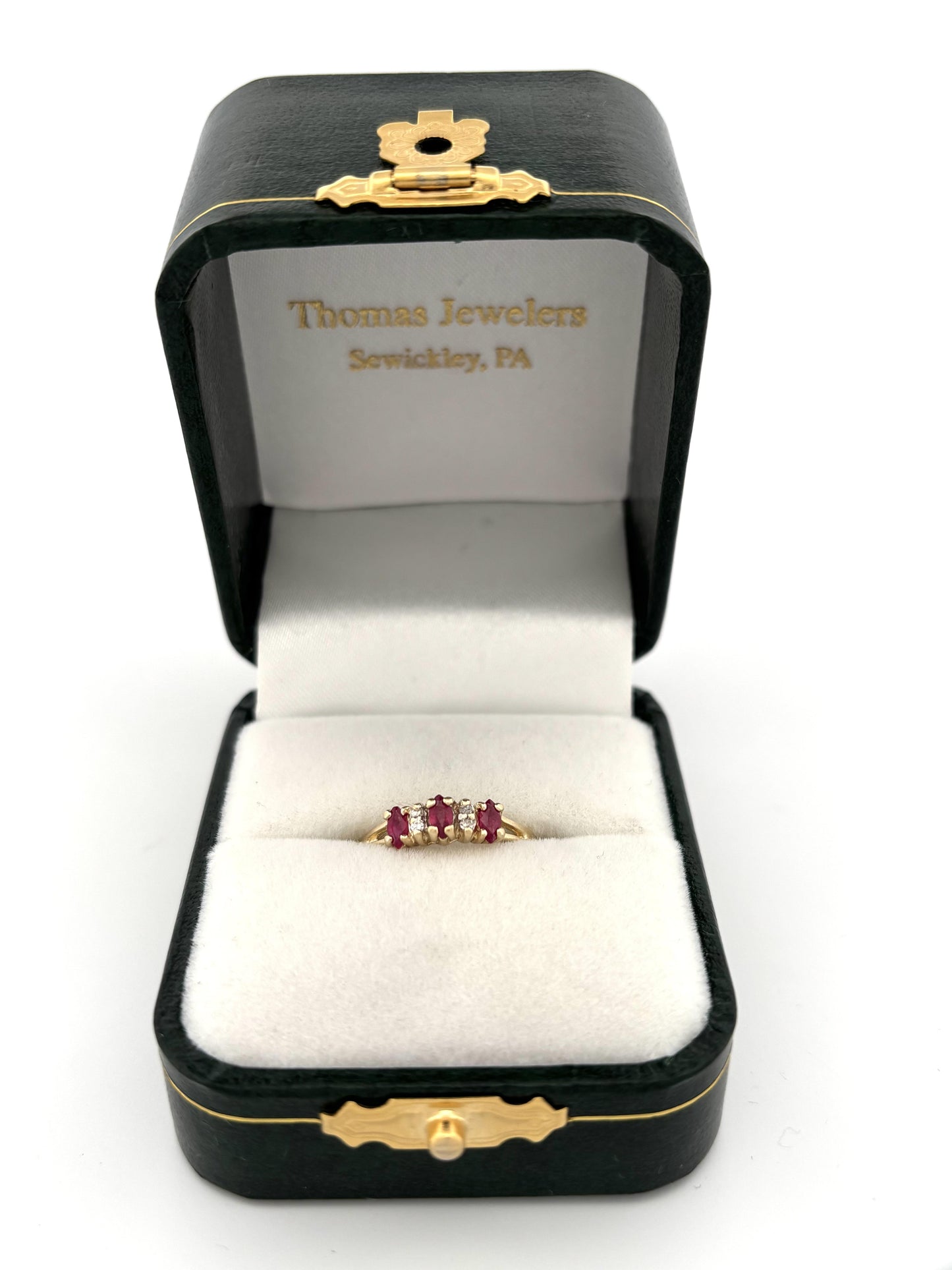 14k Ruby & Diamond