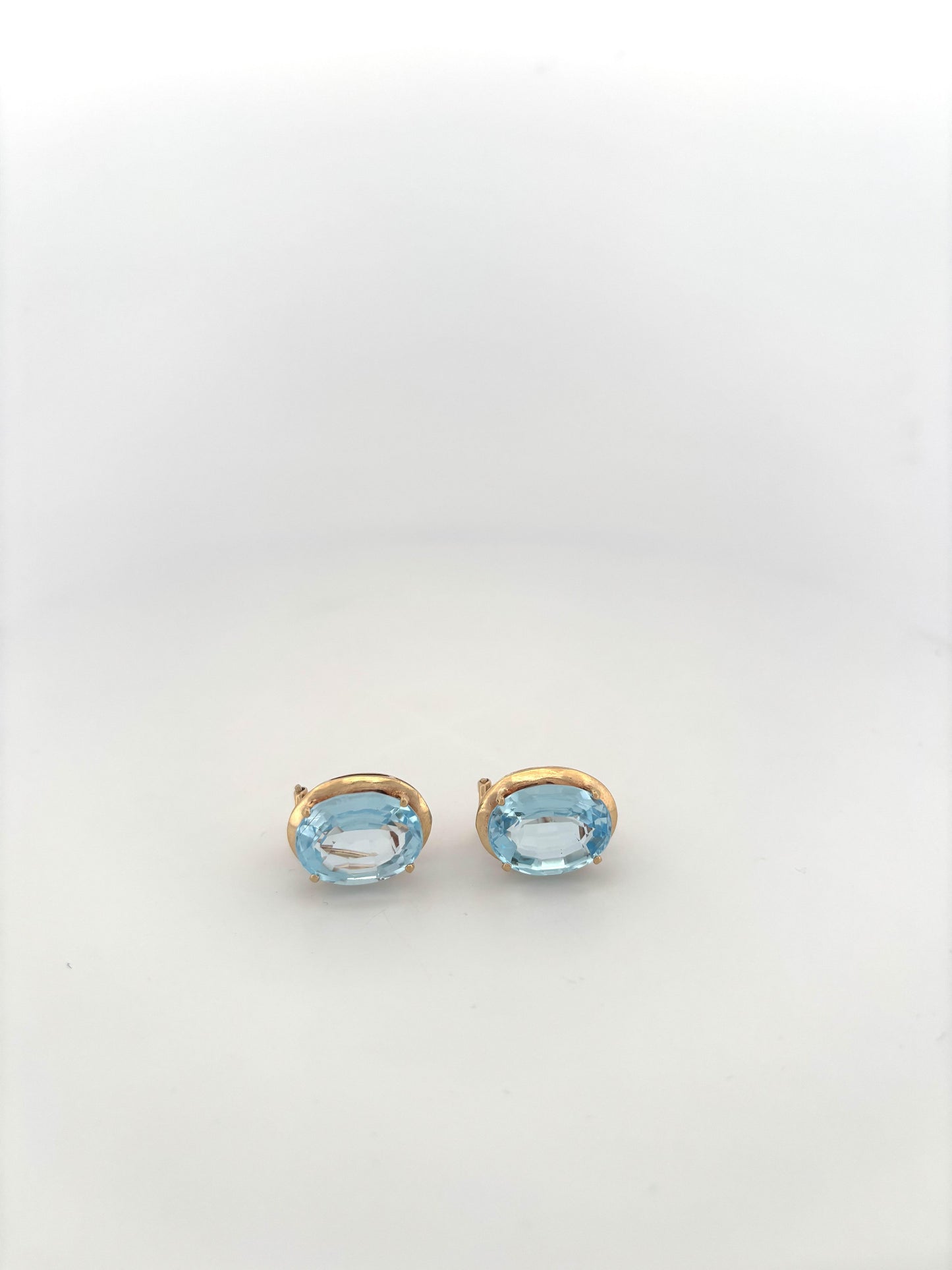 14K Topaz Earrings
